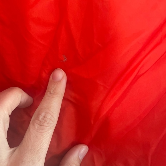 Retro Nike red windbreaker boys small play condition 3/4 sleeves - Picture 3 of 6